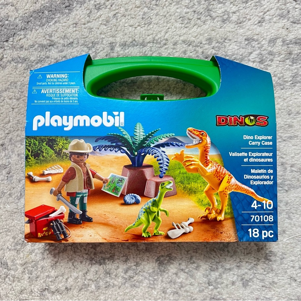 Playmobil Dino Explorer Carry Case 70108